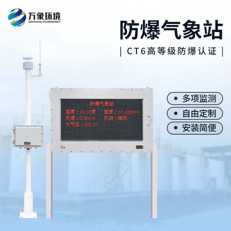 安裝防爆式氣象站有哪些具體的變化，結合實例來說明