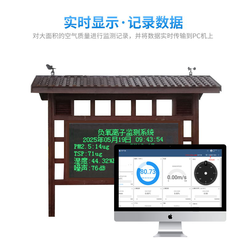 景區負氧離子監測站，一目了然景區環境