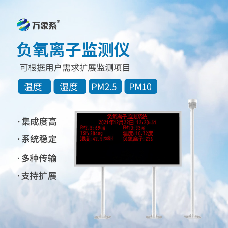 負氧離子環境監測站