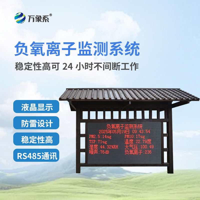 負(fù)氧離子在線監(jiān)測(cè)站