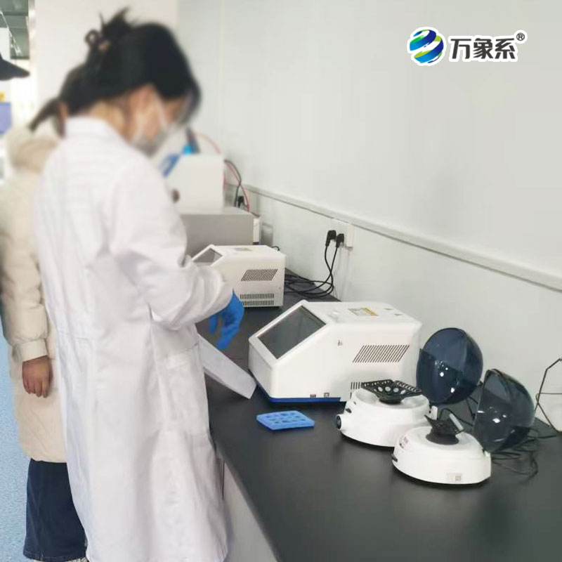 鴿子檢測儀客戶到廠實驗室學習實驗步驟